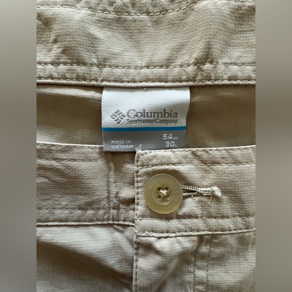 Men’s‎ Plus Size Beige Convertible Omni Shade Moisture Wicking Nylon Pants 54x30 - Picture 3 of 10